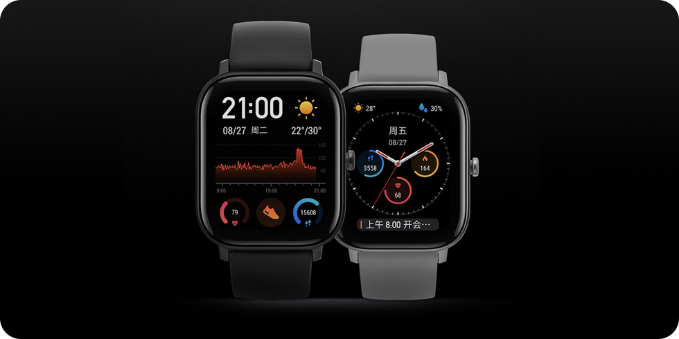 Умные часы Amazfit GTS Smart Watch (EU, серый)