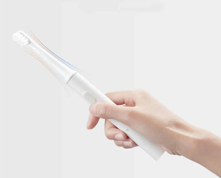 Электрическая зубная щетка Xiaomi Mijia Sonic Electric Toothbrush T100 (белая) резиновые элементы