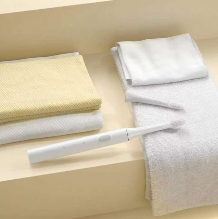 Электрическая зубная щетка Xiaomi Mijia Sonic Electric Toothbrush T100 (белая) легкий вес