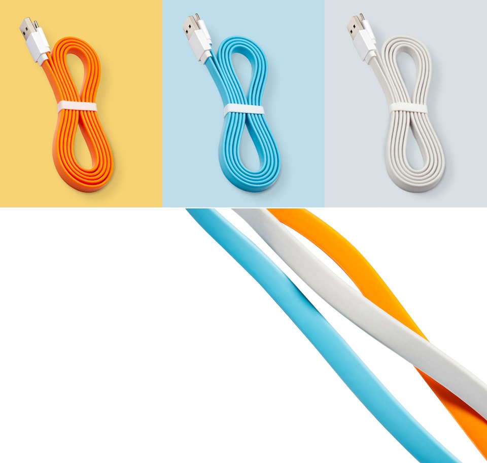 Кабель Mi Colorful Portable USB - Type-C 120CM Grey длина