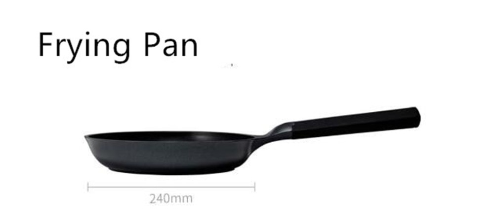 Xiaomi Huohou NonStick Super Platinum Frying Pan Wok Stockpot Milk pan durable Easy to clean High temperature reminder Kitchen Cookware (9)