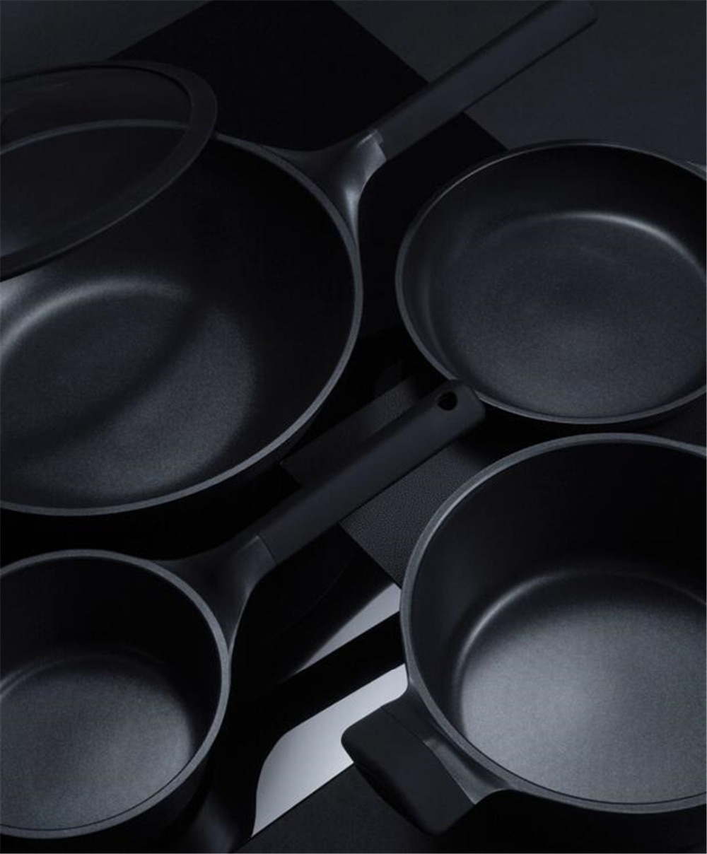 Xiaomi Huohou NonStick Super Platinum Frying Pan Wok Stockpot Milk pan durable Easy to clean High temperature reminder Kitchen Cookware (18)